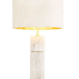 Larkin White Marble Table Lamp