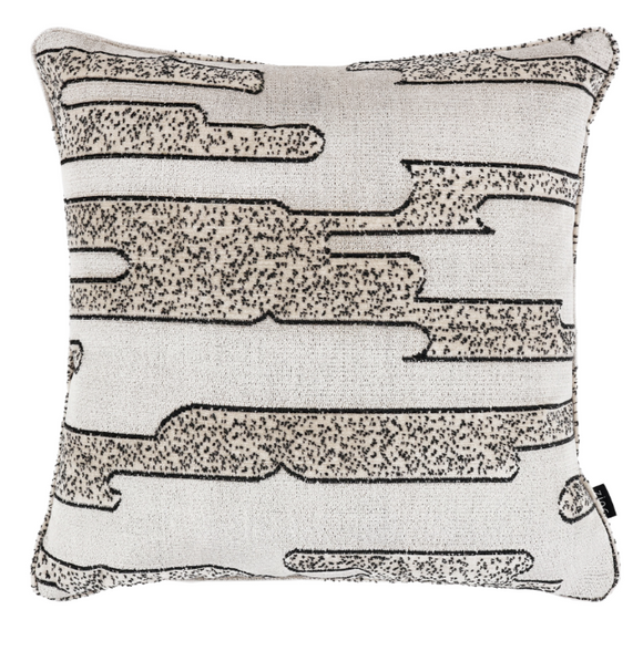 Salvador Cushion - Greyscale