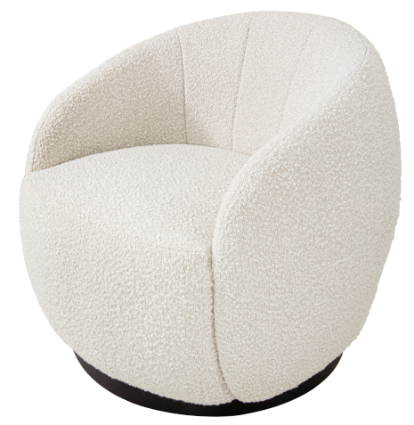 Chamberlain Natural Finish Swivel Chair