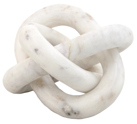 Aria White Marble Links