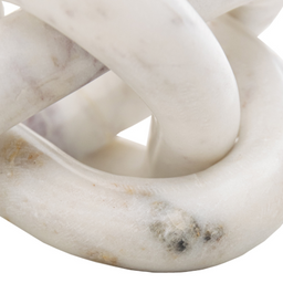 Aria White Marble Links