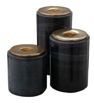 Sansa Set of 3 Candle Holders
