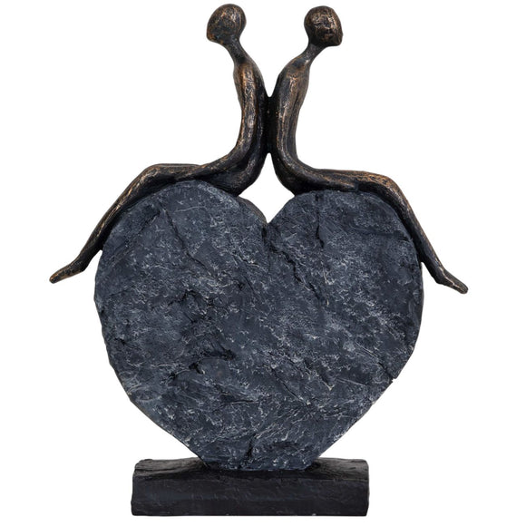 Couples Love Heart Sculpture