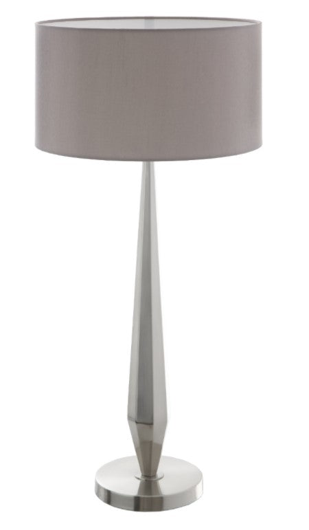 Tenby Brushed Nickel Table Lamp