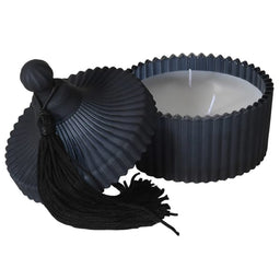Large Black Jar Candle