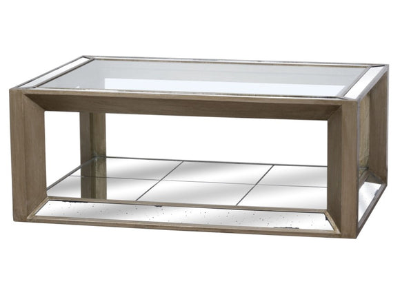 Large Augustus Mirrored Coffee Table
