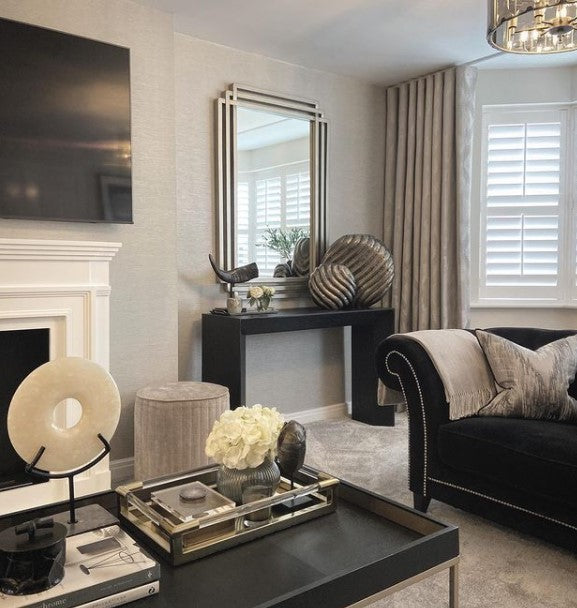 Black Gold And Cream Living Room Ideas | Baci Living Room