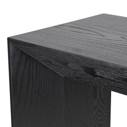 Black Block Console Table