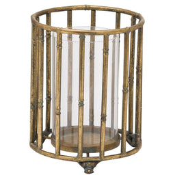 Metallic Bamboo Lantern