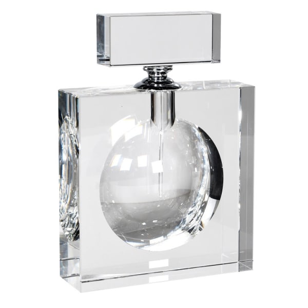 Crystal Flat Perfume Bottle