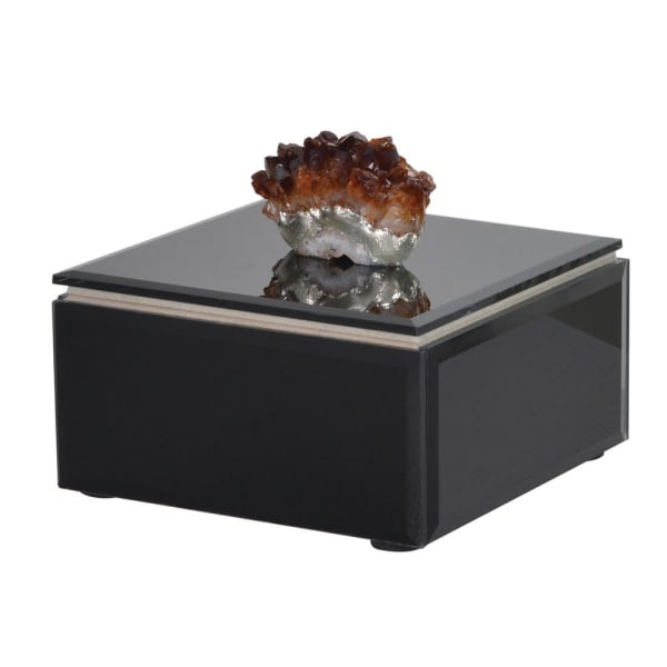 Agate Decorated Jewellery Box