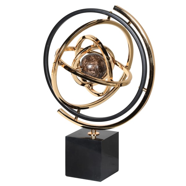 Marble & Gold Armillary Sphere